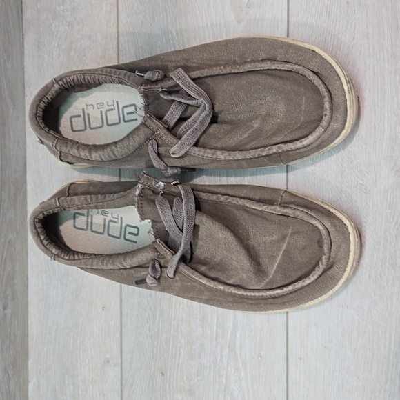 Hey Dude Mens Wally Washed Mud Loafer Slip on shoes sz 13 - Picture 4 of 13